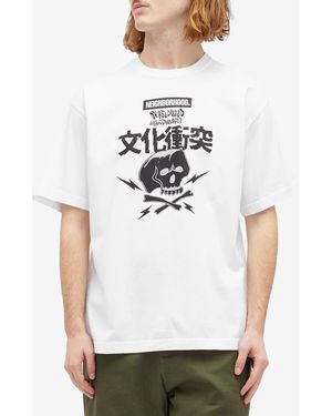 Neighborhood X Rebel Dread Hardware T-Shirt 2 in Black for