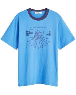 Wales Bonner Saturn T Shirt - Blue