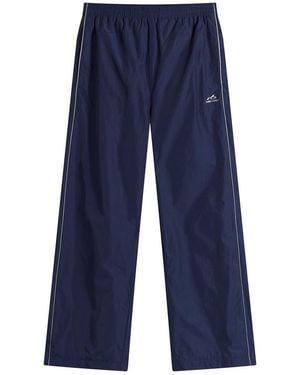 Balenciaga Techno Cotton Tracksuit Pants - Blue