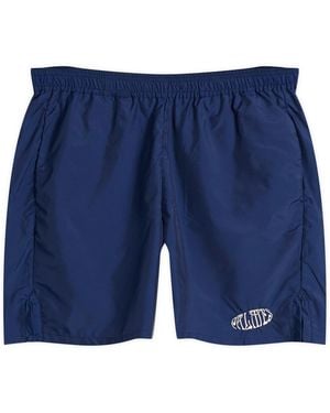 Palmes Oval Tennis Shorts - Blue