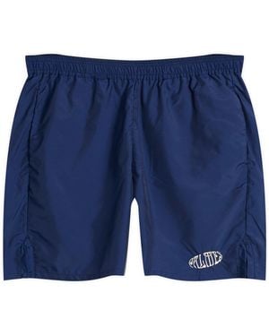 Palmes Oval Tennis Shorts - Blue