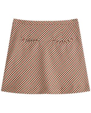 House Of Sunny Marie Mini Skirt - Brown