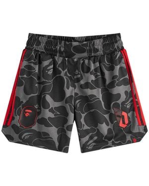 adidas Bape X Dame 9 Short - Grey