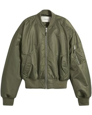 Entire studios Cropped Broad Bomber - Green