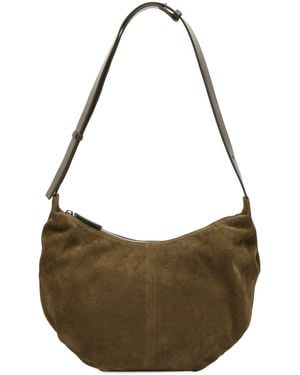 NOTHING WRITTEN Ht Suede Shoulder Bag - Metallic