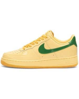 Nike Air Force 1 Low Patent Sneaker - Yellow