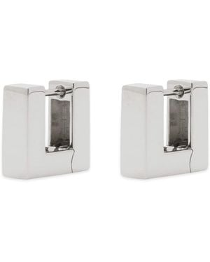Tom Wood Square Hoops Small - White