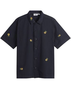 Service Works Cross Stitch Shirt - Blue