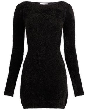 Peachy Den The Chloe Knit Dress - Black
