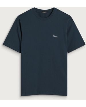 Dime Classic Small Logo T-Shirt - Blue