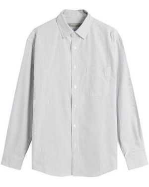 FRIZMWORKS Og Stripe Oversized Shirt - White