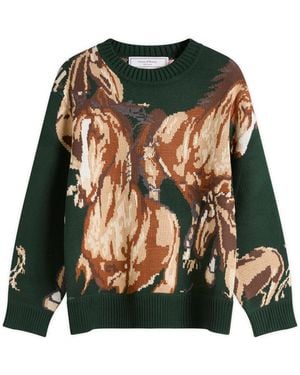 House Of Sunny Wild Horses Jumper - Black