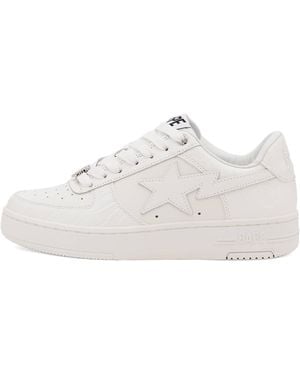 A Bathing Ape Bape Sta #3 Sneakers - White
