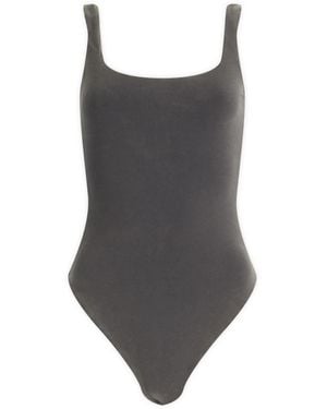 Entire studios Square Neck Bodysuit - Grey
