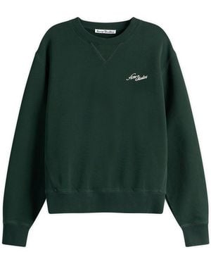 Acne Studios Feomi U Venice Logo Sweater Sweatshirt - Green