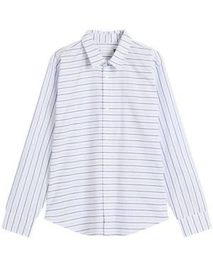 Pop Trading Co. Striped Logo Shirt - Blue