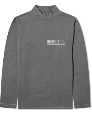 ERL Make Believe Long Sleeve T-Shirt - Grey