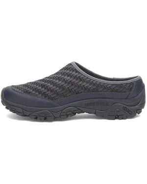 Merrell 1Trl Moab Slide 2 Leather Woven Se - Gray