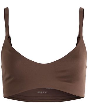Nike X Skims Matte Micro Scoop Bra - Brown