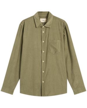 Folk Direction Babycord Shirt - Green