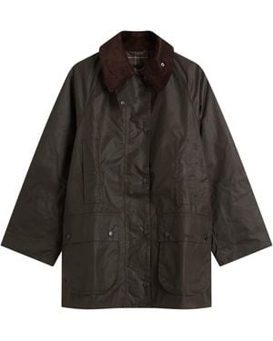 Barbour Beaufort Wax Jacket - Black