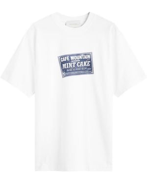 Cafe Mountain Mintcake T-Shirt - White