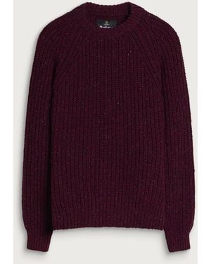 Barbour Scottish Made Donegal Crew - Purple