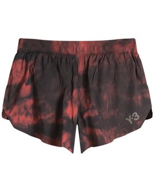 Y-3 Run Shorts - Red