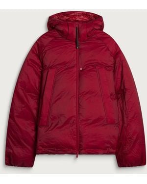 Y-3 Hooded Puffer Jacket - Red