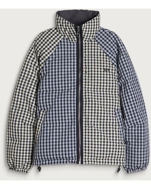 Damson Madder Reversible Opal Puffer Jacket - Blue