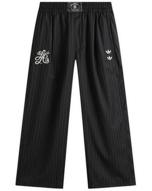 adidas X Willy Chavarria Pinstripe Track Pant - Black