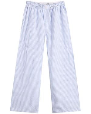 Calvin Klein Cotton Poplin Sleep Pant - Blue