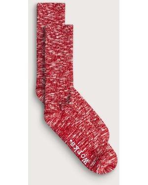Universal Works Slub Sock - Red