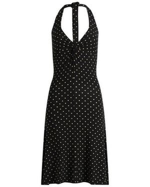 Fruity Booty Twist Halter Dress - Black