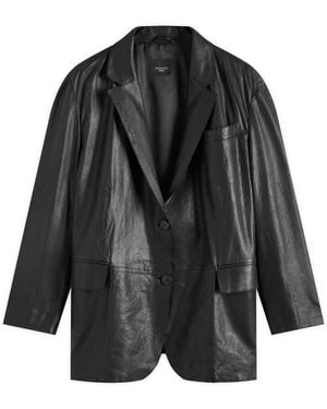 Weekend by Maxmara Marat Leather Jacket - Black