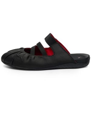 PUMA Speedcat Satin Mule Sneaker - Black