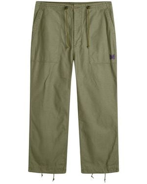 Needles Reversed Sateen String Fatigue Pants - Green
