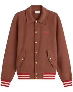 Drole de Monsieur Wool Bomber Jacket - Brown