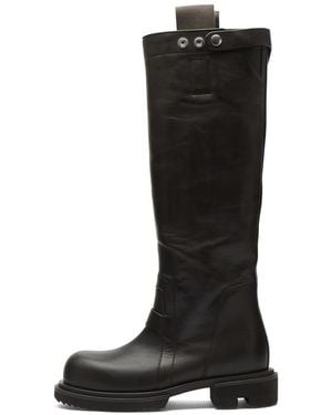 Rick Owens Knee High Boots - Black