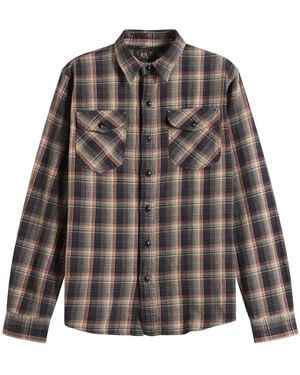 RRL Jasper Check Shirt - Grey