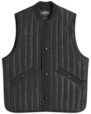 FRIZMWORKS Stripe Quilted Mil Liner Vest - Black