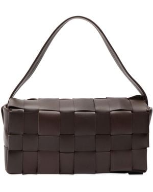 St. Agni Woven Envelope Slim Tote - Black