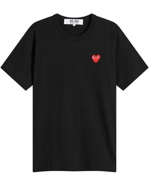 COMME DES GARÇONS PLAY Basic Logo T-Shirt - Black
