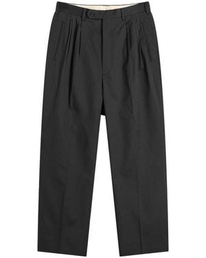 Comme des Garçons Wool Straight Leg Trouser - Gray