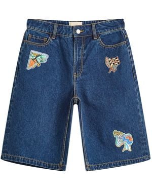 ALÉMAIS Speedy Denim Short - Blue