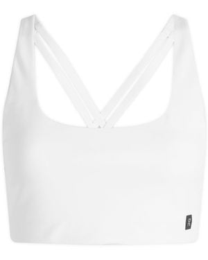 On Shoes Studio Bra - White