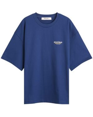 About Blank Tour T-Shirt - Blue
