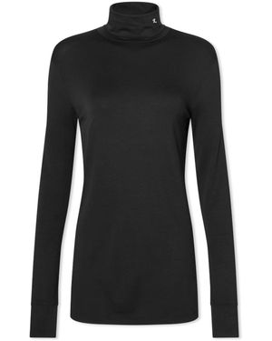 Raf Simons Ribbed Roll Neck - Black