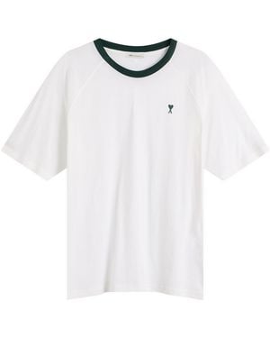 Ami Paris Mercerised Jersey Adc T-Shirt - White
