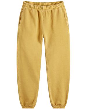 Les Tien Heavyweight Classic Sweat Trousers - Yellow